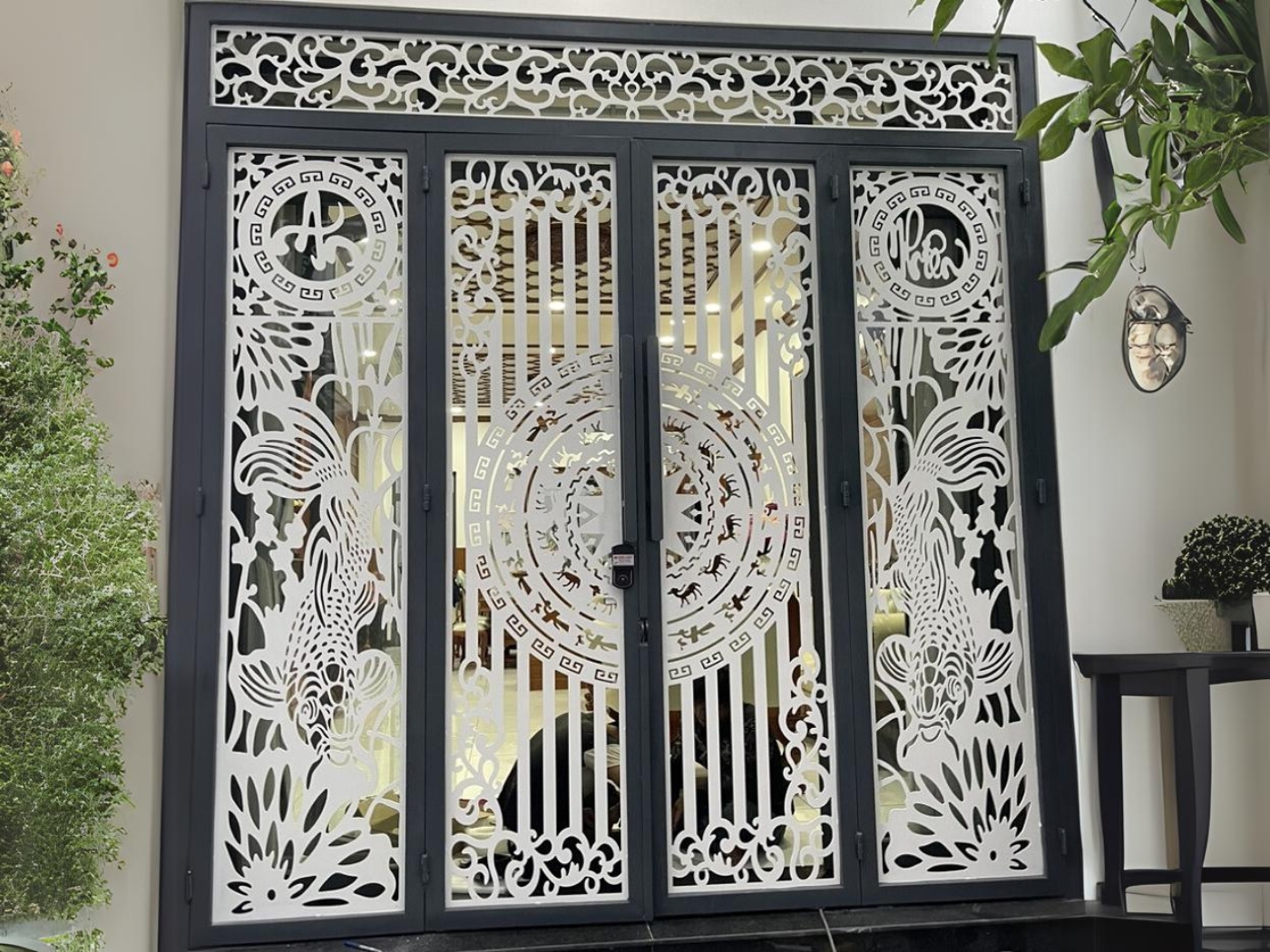 Mẫu cổng sắt đẹp CNC